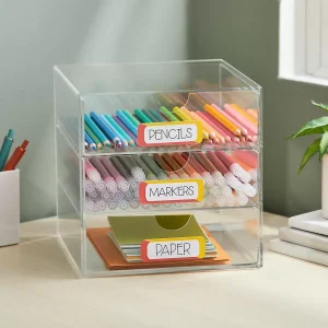 Acrylic drawer organizer