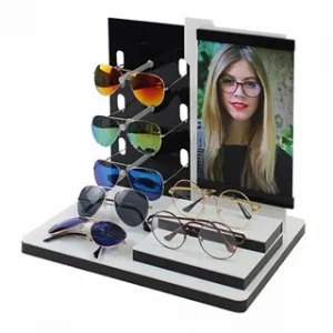 Acrylic display for glasses