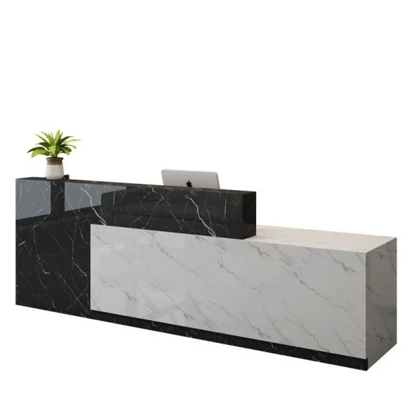 Custom marble front desk