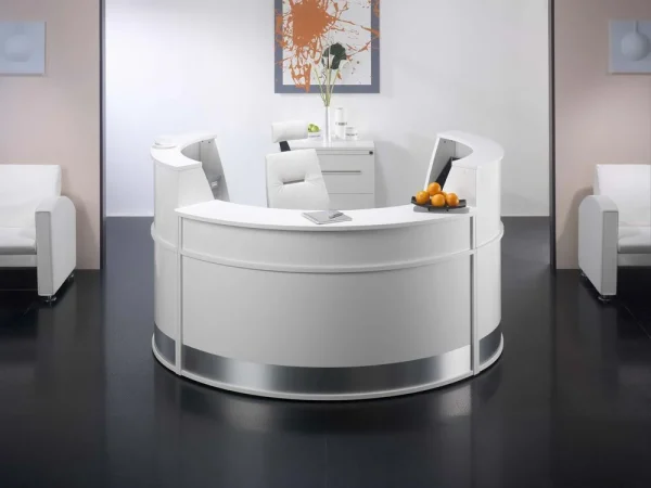 Round reception desk