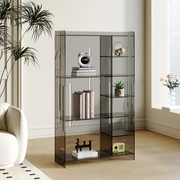 acrylic bookshelf