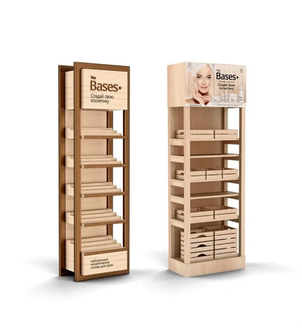 cosmetic shelf display