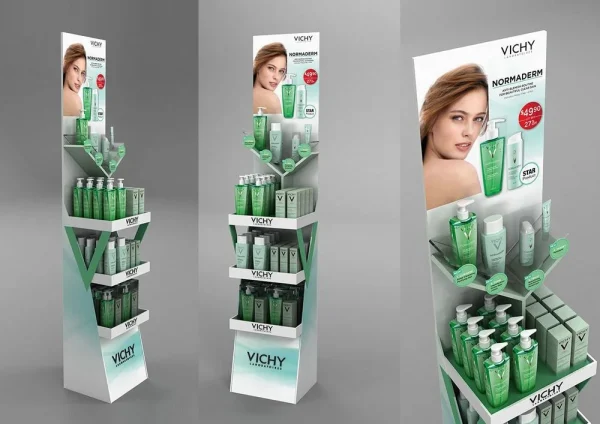 Cosmetic display shelf