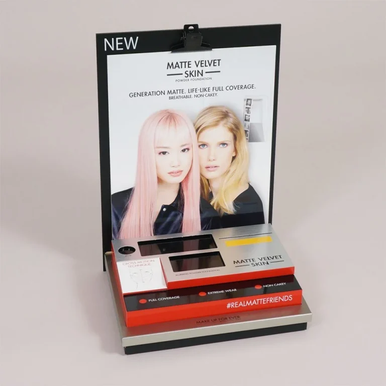 cosmetic counter display stand