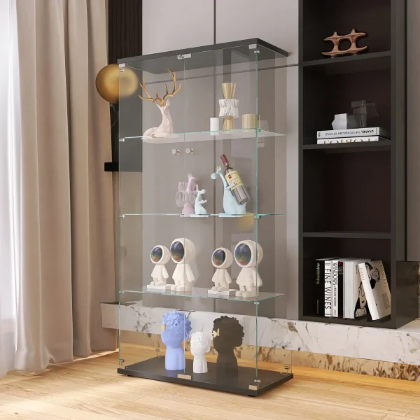 Glass display cabinets