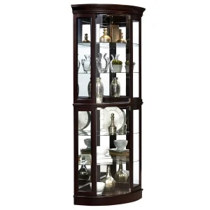 corner cabinet display case