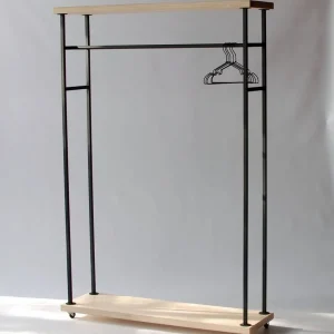 clothing rack on wheels