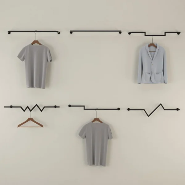 wall clothes rack