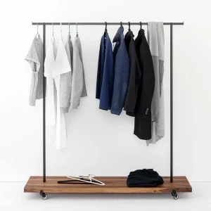 clothes rolling rack