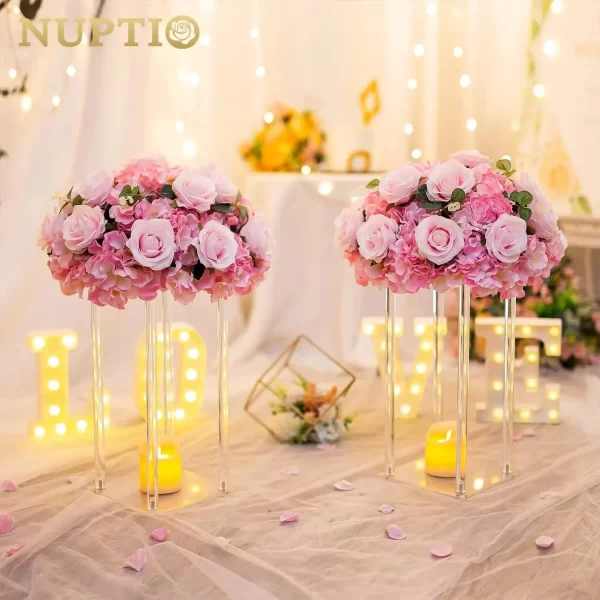 Clear Acrylic Flower Stands