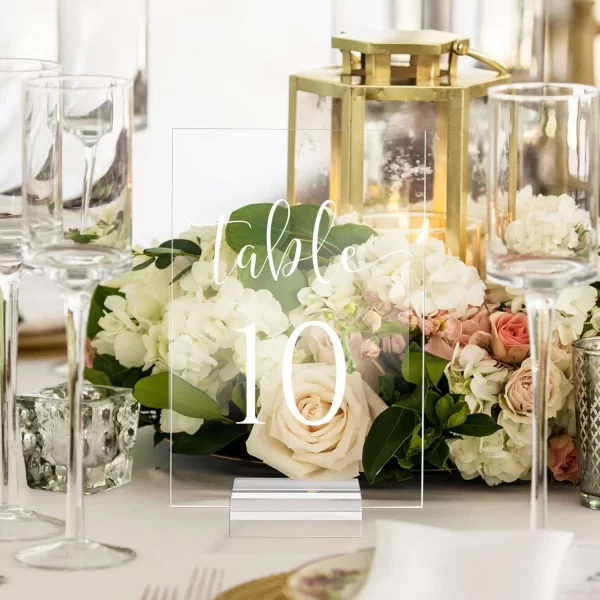 Acrylic Table Numbers