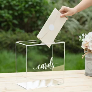 Clear Acrylic Card Box