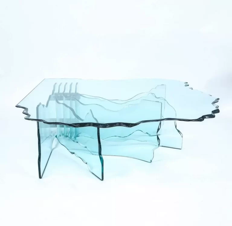 clear acrylic coffee table