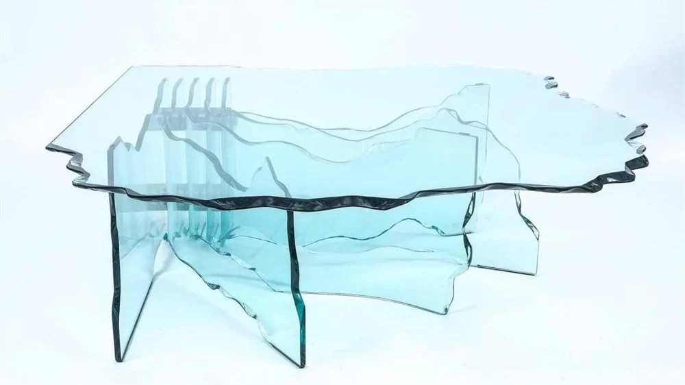 clear acrylic coffee table