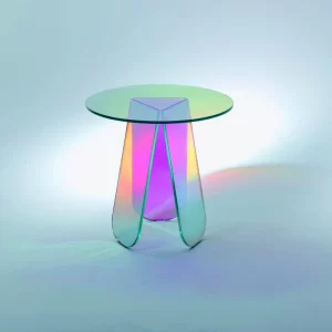 lucite coffee table