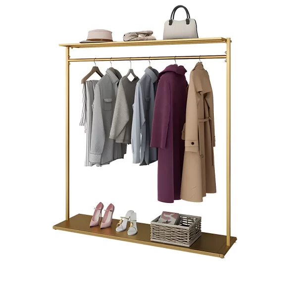 Gold Clothes Rack