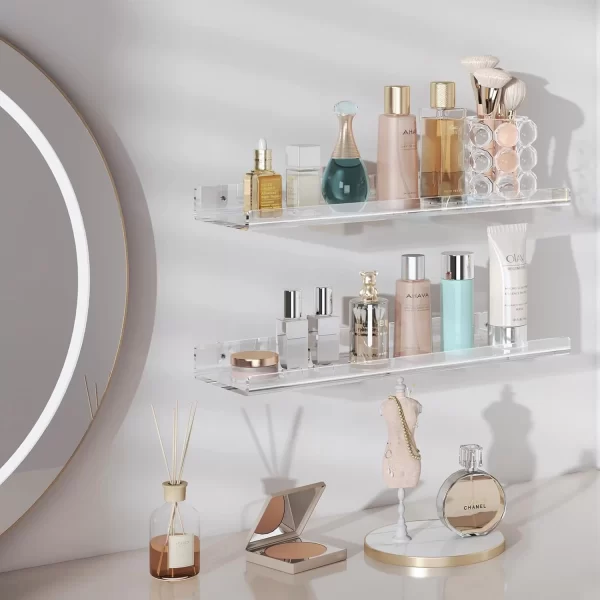 Stylish Makeup Shelf Wall