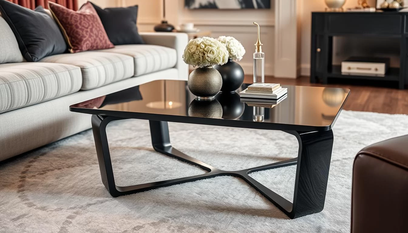 black coffee table