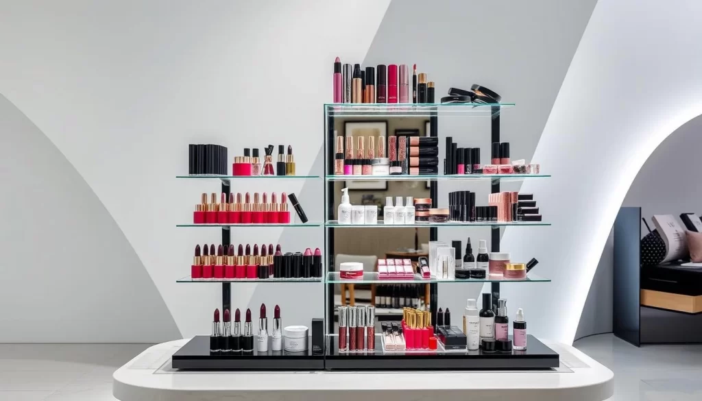 cosmetic display stand