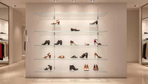 shoe display, shoe display shelves, shoe display case