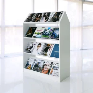 acrylic magazine holder