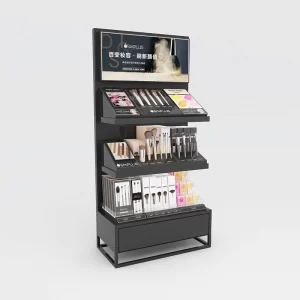 Stylish makeup display case