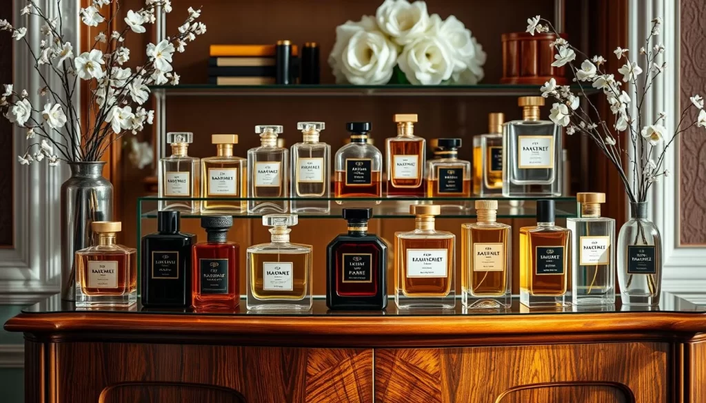 perfume display